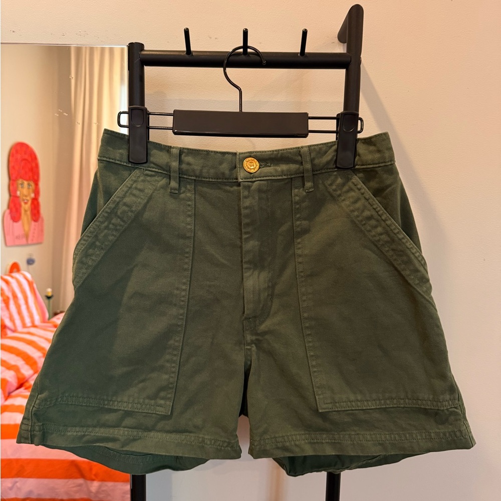 Big Bud Press Work Shorts Moss Green